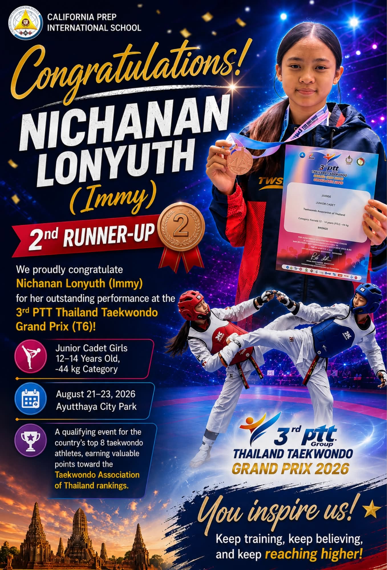 3rd PTT Thailand Taekwondo Grand Prix (T6)